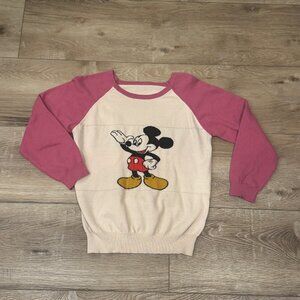 VINTAGE DISNEY Mickey Mouse Sweater – RARE FIND– Retro Colorway